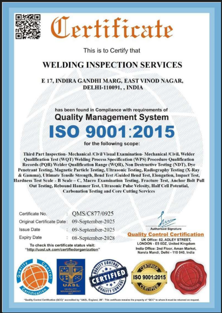ISO 9001 Certificate